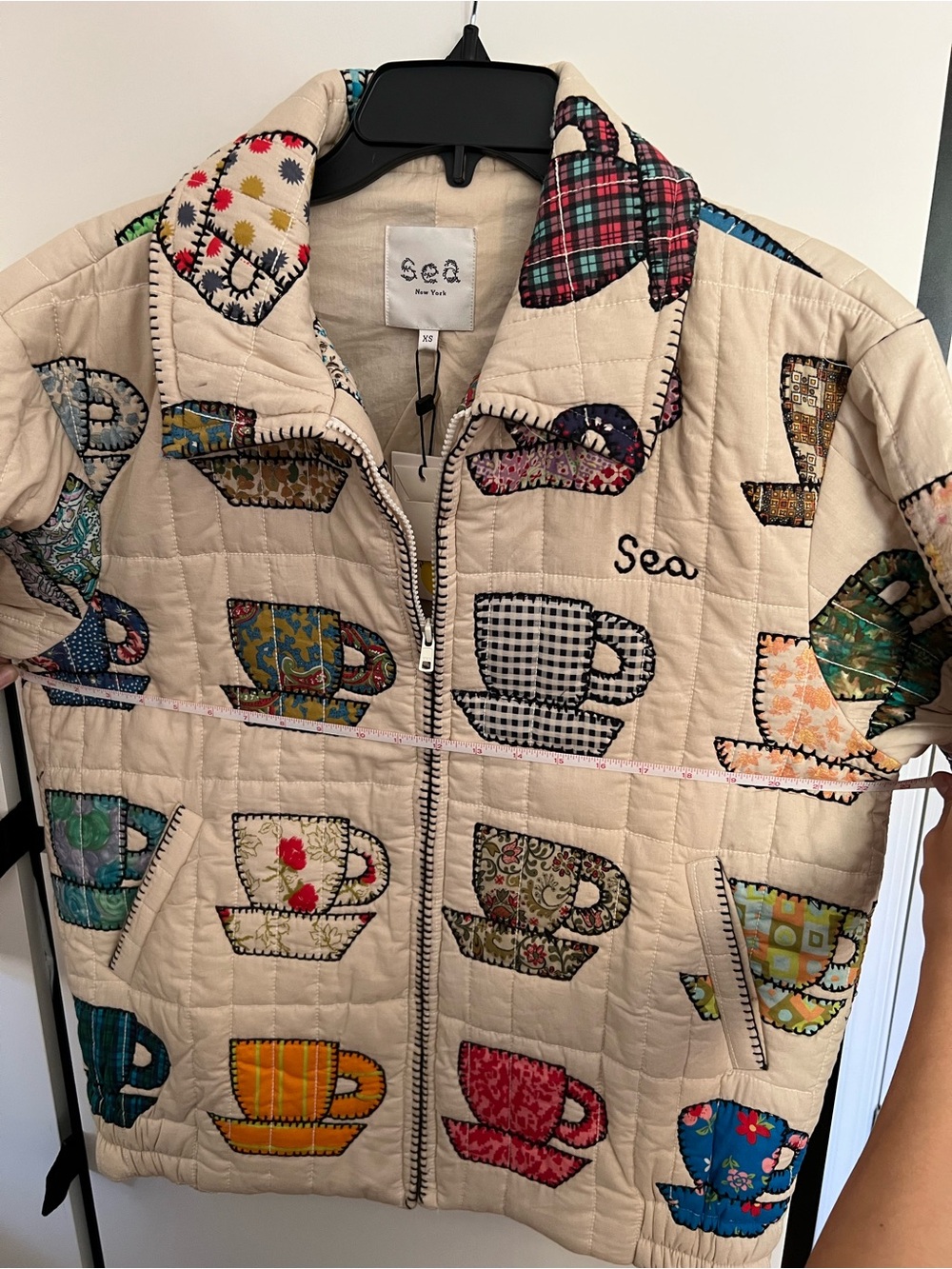 NWT Sea New York teacup quilted jacket - Picture 8 of 9
